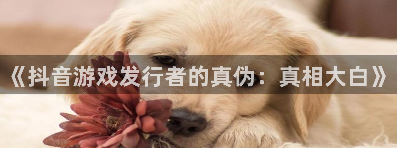 雷火电竞注册方法视频教程：《抖音游戏发行者的真伪：真相大白》